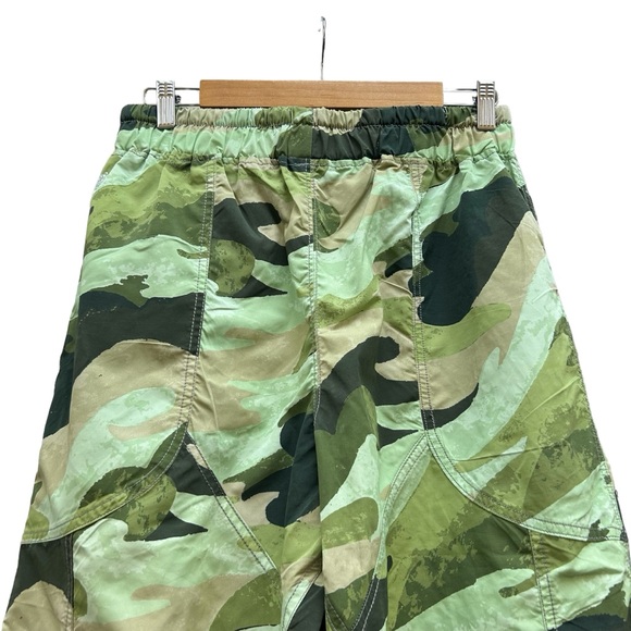 Free People FP Movement Stadium Printed Track Pants Green Camo NWOT SMALL - Picture 12 of 16